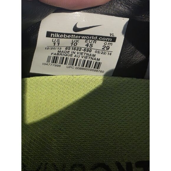 Nike Mercurial Victory V FG 651632 690 Red Yellow Soccer Cleats US-11 - Picture 10 of 10